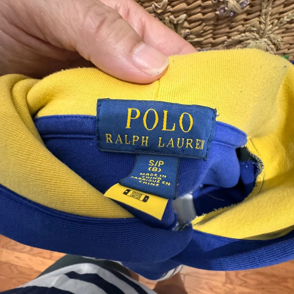 Polo Ralph Lauren size small 8 premium fleece alpine hoodie